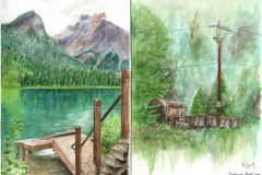 Emerald Lake & Bankhead ghost town